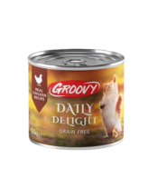 5070 Groovy Daily Delight Grain Free Real Chicken Recipe Wet Cat Food 250 g removebg preview 1