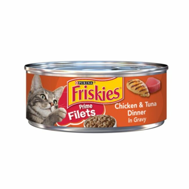 Friskies Chicken Tuna Dinner in gravy Filets 156 GM 1