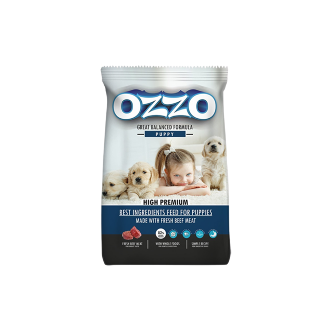 OZZO High Premium Puppy Dry Food With Fresh Beef Meat 4 Kg removebg preview
