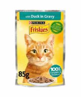 Purina Friskies Duck Chunks in Gravy Wet Cat Food Pouch 85g