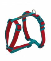 nayeco x trm double premium harness red turquoise 651a78b283766