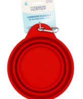 musqui large foldable red silicone travel food bowl 659bab633b45c