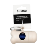 sumsu hygiene bag dispenser with 1 roll of hygiene bags 659bab8110a3a